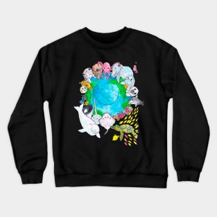 Happy Ocean Planet - Crewneck Sweatshirt